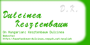 dulcinea kesztenbaum business card